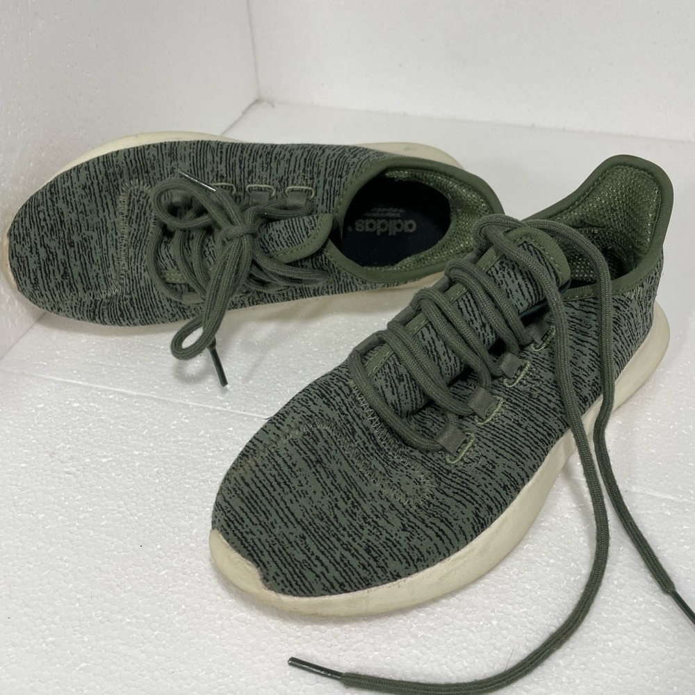 Adidas Tubular Shadow Knit Olive Green Size 6